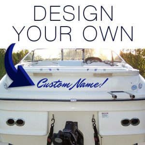 Custom Boat Name Decal