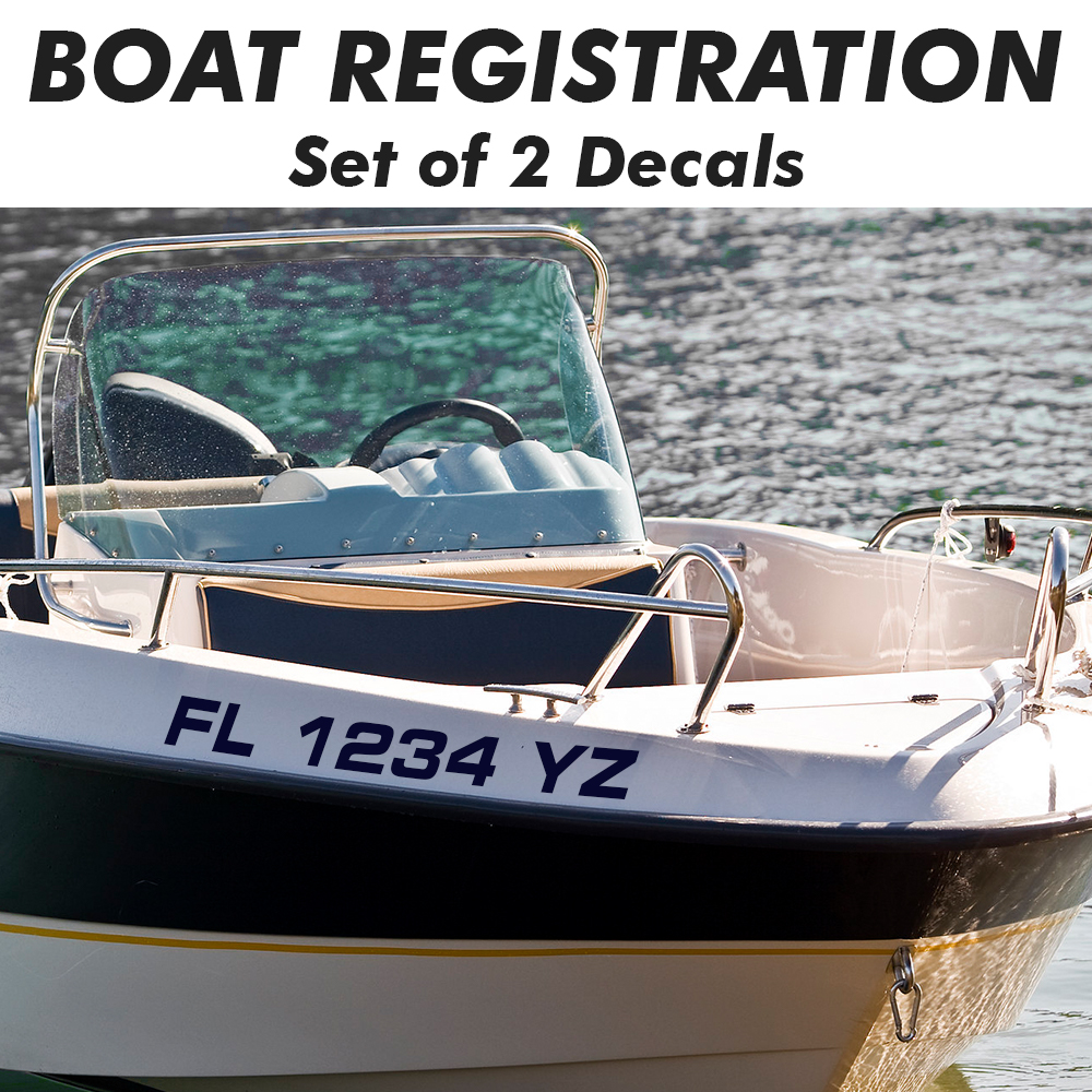 Number Decals For Boats | Images and Photos finder